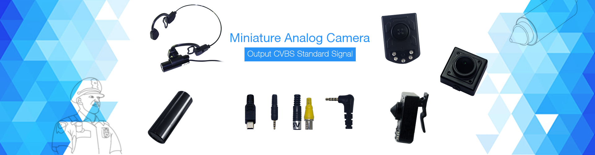miniature CCD / CMOS camera