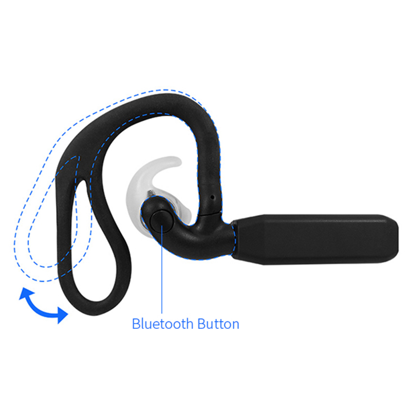 Ear Hook Bluetooth 2.0 Megapixel Body Worn Earphone Hidden USB Camera For Android Phone