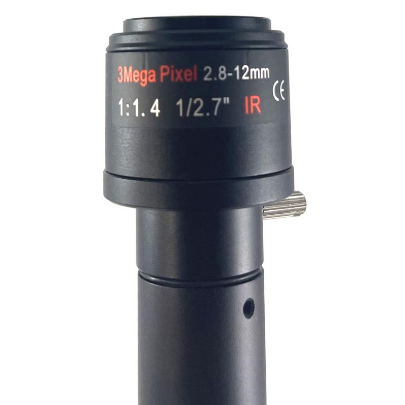 2.8-12mm Optical Manual Zoom Varifocal Lens 2 MP 1080P 60FPS HD Digital Mini Bullet 3G-SDI Camera